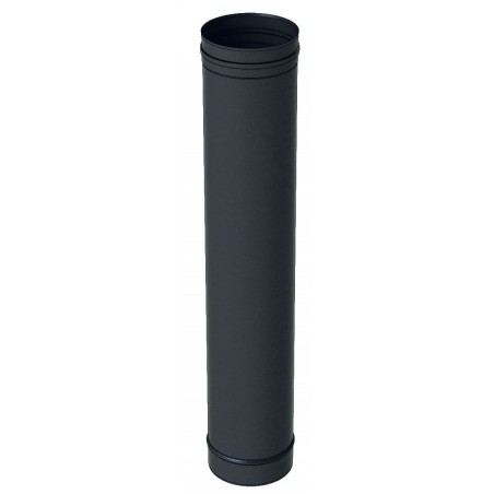 élément droit 1000 mm noir - conduit de fumée simple paroi pour poêle à pellets élément droit 1000 mm noir - conduit de fumée simple paroi pour poêle à pellets