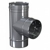 té 90 renforcé - conduit de fumée simple paroi té 90 renforcé - conduit de fumée simple paroi