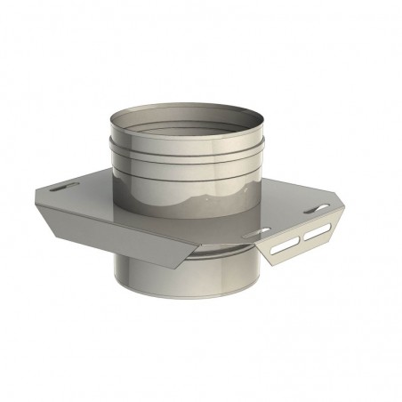 plaque de support réglable - conduit de fumée simple paroi plaque de support réglable - conduit de fumée simple paroi
