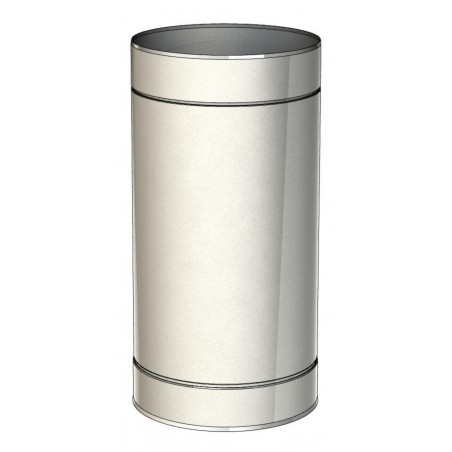 élément droit 500 mm - conduit de ventilation haute simple paroi élément droit 500 mm - conduit de ventilation haute simple paroi
