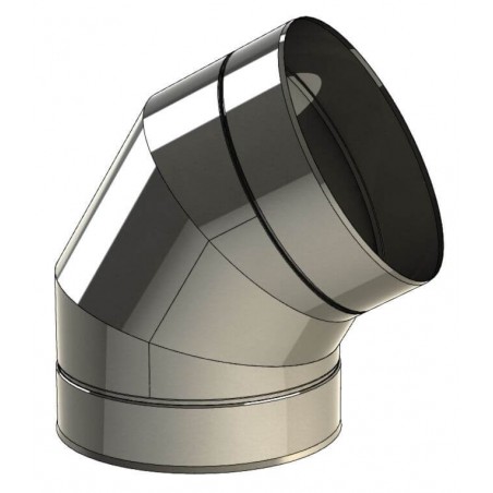 coude 60 - conduit de ventilation haute simple paroi coude 60 - conduit de ventilation haute simple paroi