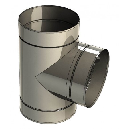 té 90 - conduit de ventilation haute simple paroi té 90 - conduit de ventilation haute simple paroi