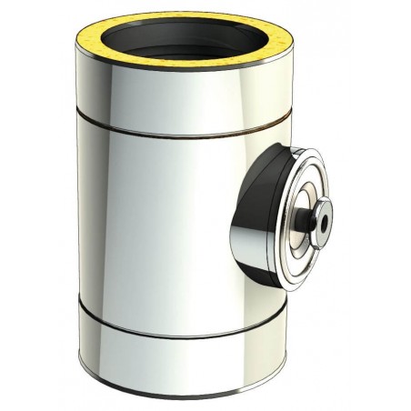élément d'inspection 200 Pa - conduit de fumée double paroi isolé élément d'inspection 200 Pa - conduit de fumée double paroi isolé