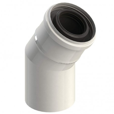 coude 30 - conduit concentrique pour chaudière coude 30 - conduit concentrique pour chaudière