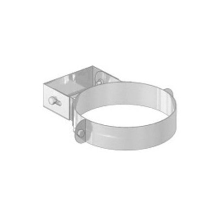 collier mural blanc réglable 40-60-mm - accessoire conduit de fumée collier mural blanc réglable 40-60-mm - accessoire conduit de fumée