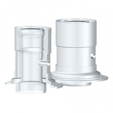 adaptateur chaudière Saunier ou Duval - conduit de raccordement concentrique pour chaudière adaptateur chaudière Saunier ou Duval - conduit de raccordement concentrique pour chaudière