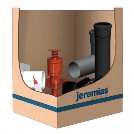 kit pps concentrique tuile C9-C3 départ mural - conduit de fumée condensation simple paroi kit pps concentrique tuile C9-C3 départ mural - conduit de fumée condensation simple paroi