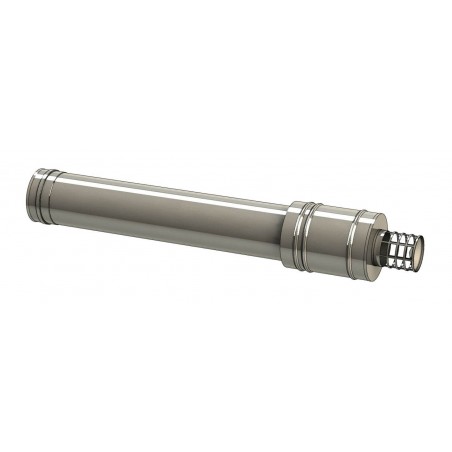 terminal horizontal - conduit de fumée concentrique pour foyer et poêle gaz terminal horizontal - conduit de fumée concentrique pour foyer et poêle gaz