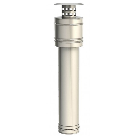 terminal vertical inox - conduit - conduit de fumée concentrique pour poêle à pellet terminal vertical inox - conduit - conduit de fumée concentrique pour poêle à pellet