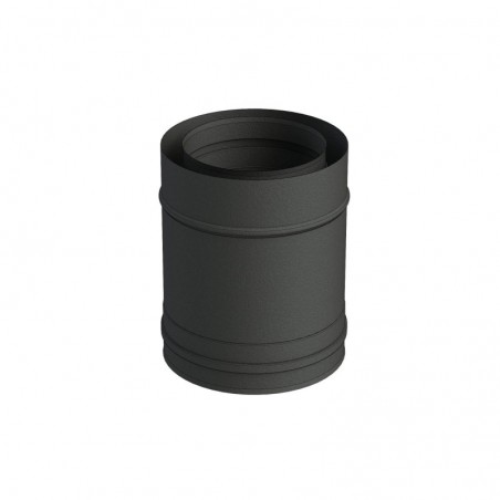 élément droit 250 mm noir - conduit de fumée concentrique noir poêle à pellets élément droit 250 mm noir - conduit de fumée concentrique noir poêle à pellets