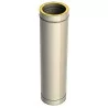 élément droit de 1000 mm - conduit de fumée double paroi isolé élément droit de 1000 mm - conduit de fumée double paroi isolé