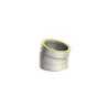 coude 15 - conduit de fumée double paroi isolé coude 15 - conduit de fumée double paroi isolé