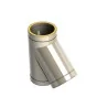 té 135 - conduit de fumée double paroi isolé té 135 - conduit de fumée double paroi isolé