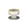 raccord bride vers DW - conduit de fumée double paroi isolé raccord bride vers DW - conduit de fumée double paroi isolé