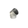 coude 45 - conduit de fumée simple paroi coude 45 - conduit de fumée simple paroi
