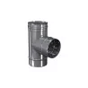 té 90 renforcé - conduit de fumée simple paroi té 90 renforcé - conduit de fumée simple paroi