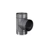 té 90 piquage concentrique - conduit de fumée concentrique pour foyer et poêle gaz té 90 piquage concentrique - conduit de fumée concentrique pour foyer et poêle gaz