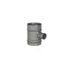 té 90 inox entrée d'air 60 mm mâle - conduit de fumée concentrique pour poêle à pellet té 90 inox entrée d'air 60 mm mâle - conduit de fumée concentrique pour poêle à pellet