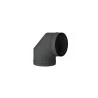 coude 90 noir - conduit de fumée concentrique noir poêle à pellets coude 90 noir - conduit de fumée concentrique noir poêle à pellets