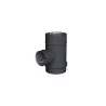 té 90 sortie fumée piquage 100 mm femelle noir - conduit de fumée concentrique noir poêle à pellets té 90 sortie fumée piquage 100 mm femelle noir - conduit de fumée concentrique noir poêle à pellets