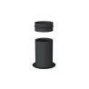 support sol recoupable pour té compact noir - conduit de fumée concentrique noir poêle à pellets support sol recoupable pour té compact noir - conduit de fumée concentrique noir poêle à pellets