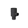 té raccord poêle fumées mâle air 60 femelle noir - conduit de fumée concentrique noir poêle à pellets té raccord poêle fumées mâle air 60 femelle noir - conduit de fumée concentrique noir poêle à pellets