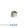 coude 15 - conduit de fumée double paroi isolé galva coude 15 - conduit de fumée double paroi isolé galva