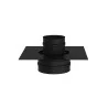 plaque adaptateur twin-biomass vers ew-eco noir - conduit de fumée concentrique pour poêle à pellet plaque adaptateur twin-biomass vers ew-eco noir - conduit de fumée concentrique pour poêle à pellet