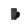 té 90 inox peint en noir avec piquage concentrique - conduit de fumée concentrique pour poêle à pellet té 90 inox peint en noir avec piquage concentrique - conduit de fumée concentrique pour poêle à pellet