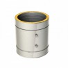 élément droit de 330 mm - conduit de fumée double paroi isolé élément droit de 330 mm - conduit de fumée double paroi isolé